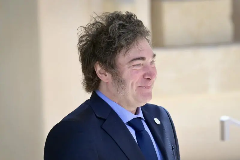 Toasts, Italy: Argentina's President Javier Milei during the G7 Summit, in Borgo Egnazia (Brindisi), Italy, June 14, 2024
Europa Press/Contacto/VANNICELLI/GRILLOTTI
14/6/2024