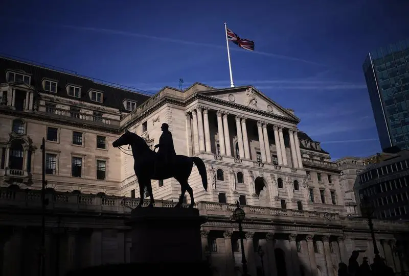FILED - 15 February 2024, United Kingdom, London: A general view of the Bank of England in the City of London. Photo: Yui Mok/PA Wire/dpa
(Foto de ARCHIVO)
15/2/2024 ONLY FOR USE IN SPAIN