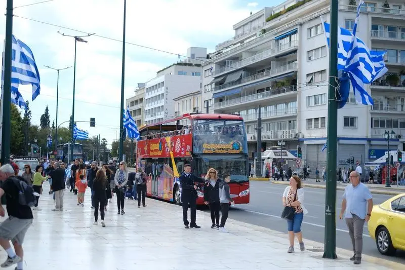 October 28, 2022, Athens, Athens, Greece: Daily Life in Downtown Athens. 28 October Oxi Day, National holiday in Greece. Syntagma Square.
Europa Press/Contacto/Uygar Ozel
(Foto de ARCHIVO)
28/10/2022