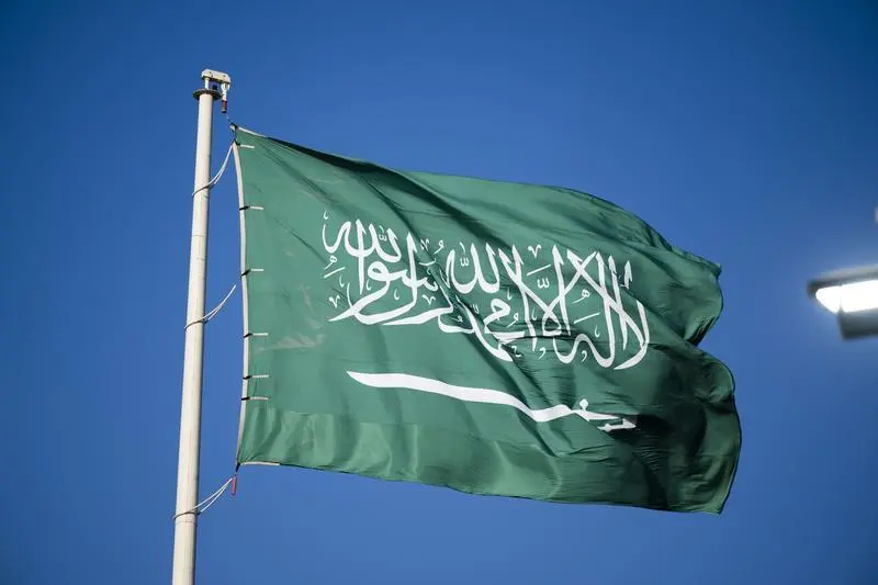 March 10, 2024, Jeddah, Makkah Province, Kingdom of Saudi Arabia: The flag of the Kingdom of Saudi Arabia along the Red Sea in the 2024 Formula 1 Saudi Arabian Grand Prix hosted along the Red Sea. The country is currently governed by King Salman and Crown Prince Mohammed bin Salman Al Saud.
Europa Press/Contacto/Taidgh Barron
(Foto de ARCHIVO)
10/3/2024