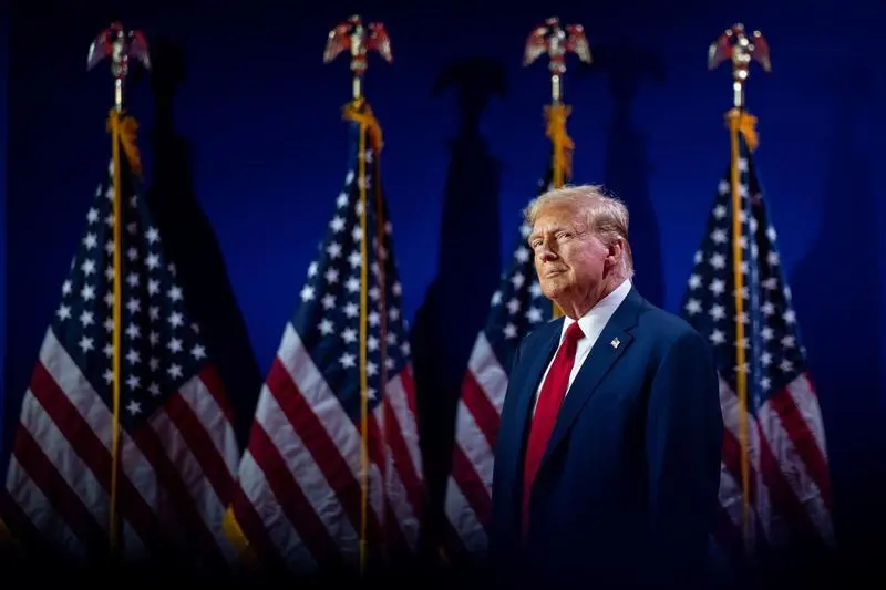22 June 2024, US, Washington: Former US President and Republican presidential candidate Donald Trump delivers remarks at the Faith &amp; Freedom Conference in Washington DC. Photo: Daniel Heuer/ZUMA Press Wire/dpa
22/6/2024 ONLY FOR USE IN SPAIN