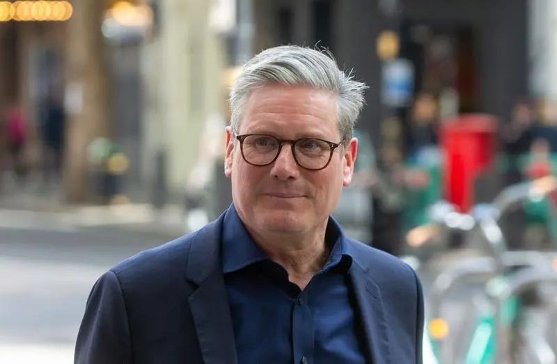 June 18, 2024, London, England, United Kingdom: Labour Leader KEIR STARMER leaves LBC after a phone-in with Nick Ferrari.,Image: 882613588, License: Rights-managed, Restrictions: , Model Release: no, Credit line: Tayfun Salci / Zuma Press / ContactoPhoto