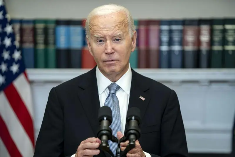 July 14, 2024, Washington, District Of Columbia, USA: United States President Joe Biden delivers remarks after former US President Donald Trump was injured following a shooting at a July 13 election rally in Pennsylvania in the Roosevelt Room of the White House in Washington, DC on Sunday, July 14, 2024. The attack on Saturday killed one spectator at the scene and left two others critically injured
Europa Press/Contacto/Bonnie Cash - Pool via CNP
14/7/2024