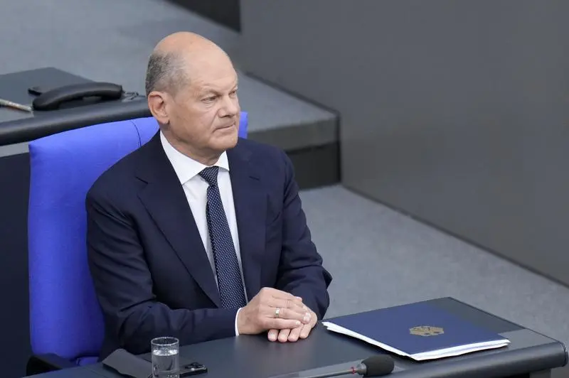 June 6, 2024, Berlin, Berlin, Deutschland: Olaf Scholz in der 172. Sitzung des Deutschen Bundestages im Reichstagsgebäude. Berlin, 06.06.2024,Image: 879627333, License: Rights-managed, Restrictions: , Model Release: no, Credit line: Bernd Elmenthaler / Zuma Press / ContactoPhoto
