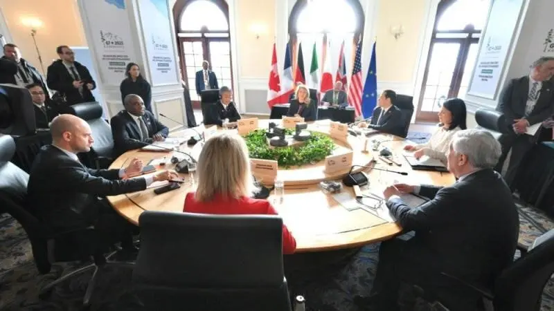 Los ministros de Relaciones Exteriores del G7 debaten nuevas sanciones contra Rusia - E P A / A L E S S Y R O D I M E O​​