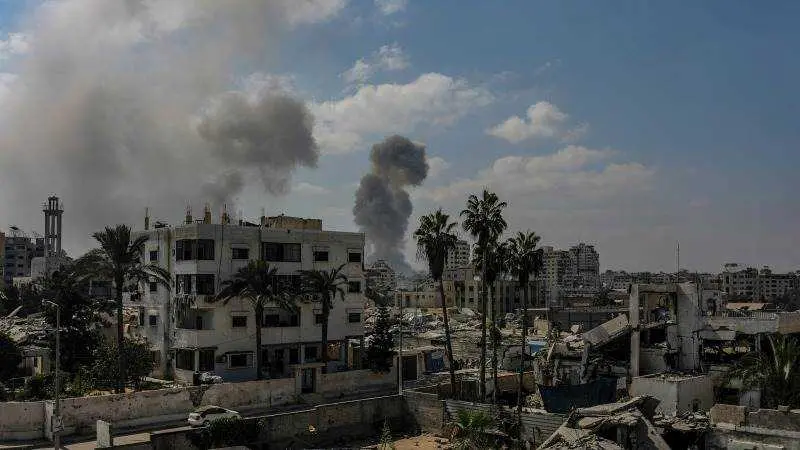 Las Fuerzas de Defensa de Israel transmitirán el discurso de Netanyahu ante la ONU en toda Gaza - E PA / M O H A M E D S A B E R​​