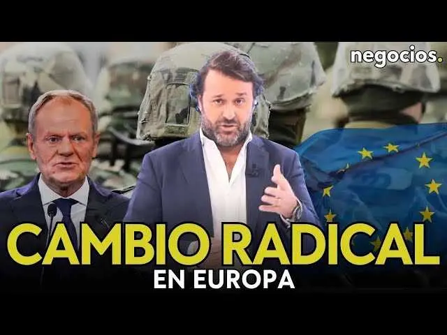 Pantalla de un análisis de actualidad en un estudio de televisión, con gráficos y mapas sobre la situación geopolítica europea y global.<br>                        <br>                        <br>                        <br>                      
