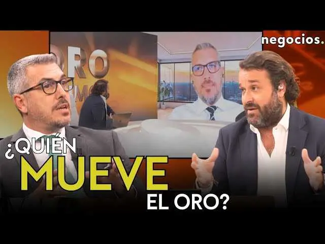 Thumbnail del vídeo donde Lorenzo Ramírez conversa sobre la subida del oro y sus implicaciones con el fondo del canal Negocios TV<br>                        <br>                        <br>                        <br>                      