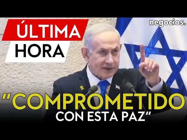 Benjamin Netanyahu durante su discurso ante la Knéset en Israel<br>                        <br>                        <br>                        <br>                      