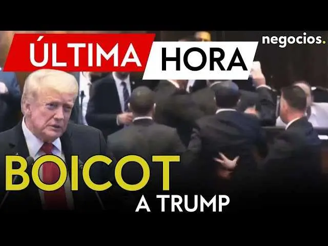 Imagen oficial del video mostrando la sesión en la Knesset durante el discurso de Donald Trump.<br>                        <br>                        <br>                        <br>                      