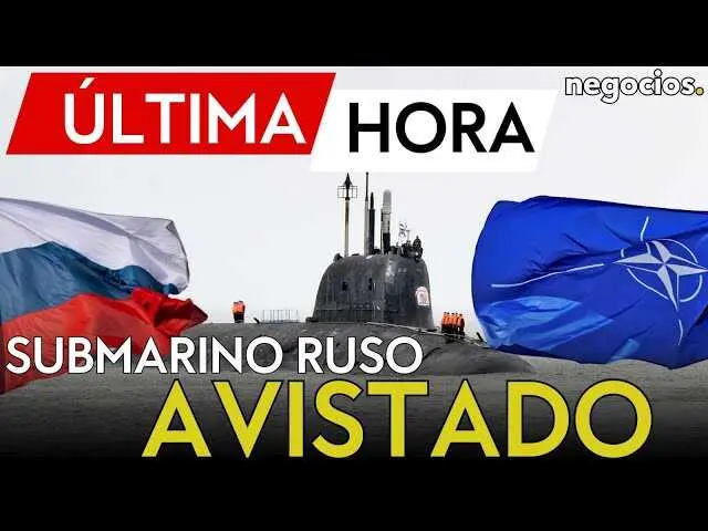 Imagen destacada del video donde se muestra la fragata francesa monitoreando presunto submarino ruso en aguas de Bretaña<br>                        <br>                        <br>                        <br>                      