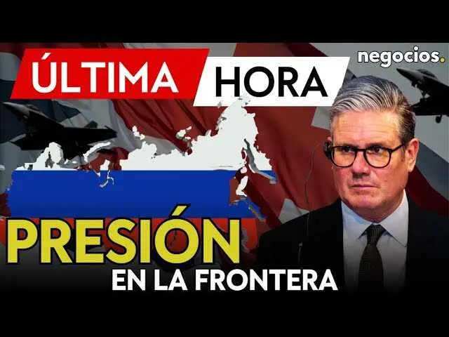 Avión de patrulla británico sobrevolando la frontera entre Reino Unido y Rusia, símbolo de la creciente tensión en Europa del Este<br>                        <br>                        <br>                        <br>                      