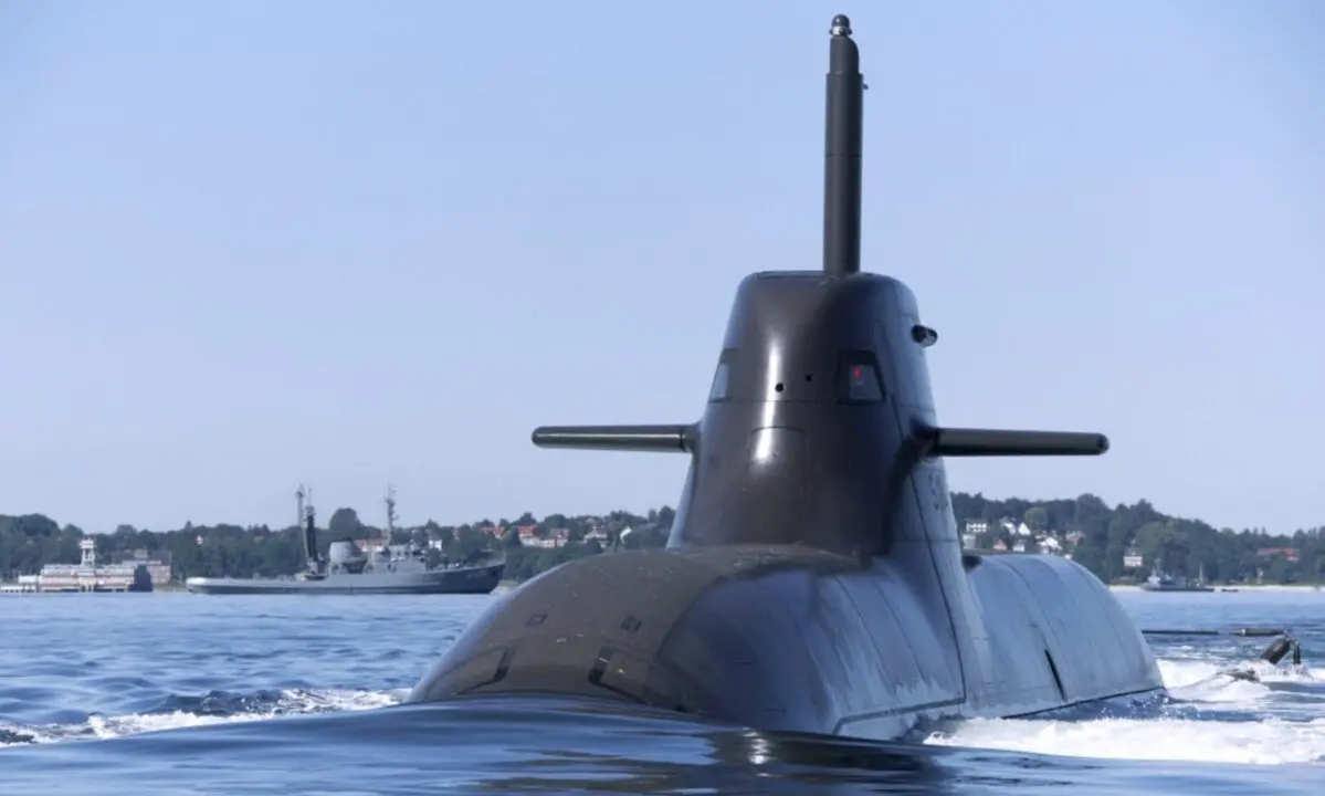 Submarino. Foto: ThyssenKrupp.