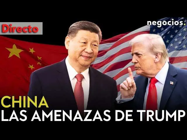 Fotografía que muestra símbolos de comercio entre China y Estados Unidos, ilustrando la tensión comercial actual.<br>                        <br>                        <br>                        <br>                      