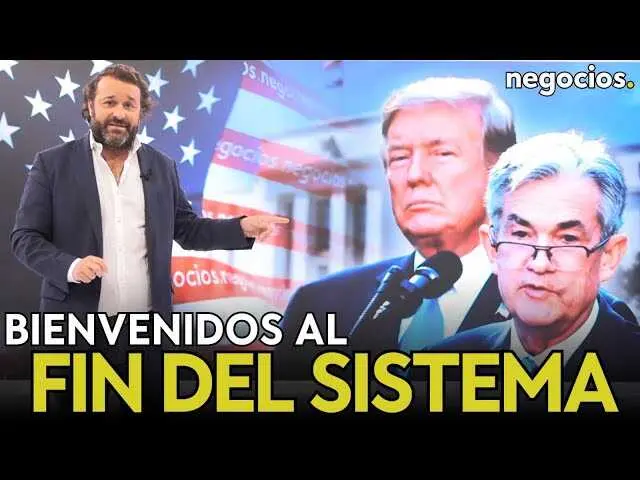 Jerome Powell en conferencia de prensa, ilustrando el cambio en la política monetaria de la Reserva Federal de EE.UU.<br>                        <br>                        <br>                        <br>                      