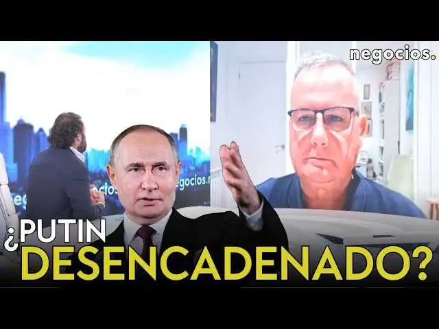 Fotografía del presidente Volodímir Zelensky con fondo de mapas militares, ilustrando la situación de la guerra en Ucrania<br>                        <br>                        <br>                        <br>                      