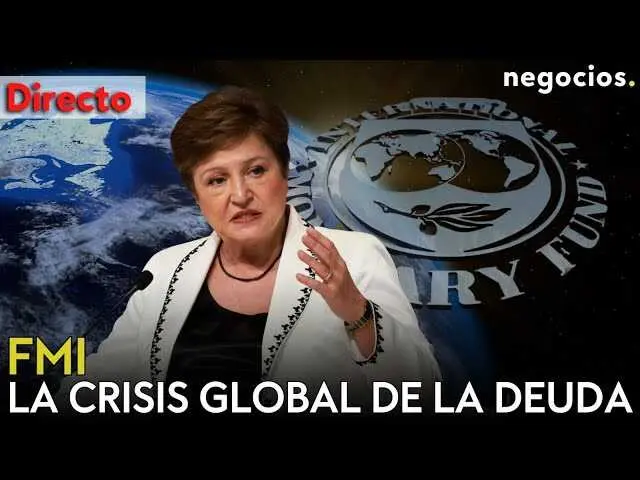Kristalina Georgieva, directora del FMI, durante la conferencia de prensa en las Reuniones Anuales 2025<br>                        <br>                        <br>                        <br>                      