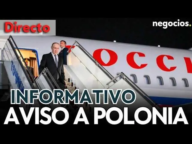 Imagen en vivo de la transmisión de Negocios TV sobre la advertencia rusa a Polonia y las reacciones internacionales<br>                        <br>                        <br>                        <br>                      