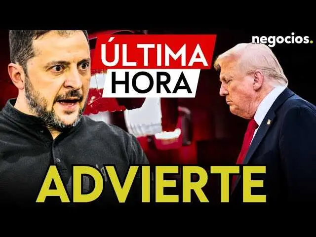 Volodímir Zelenski durante una conferencia en medio de la guerra Ucrania-Rusia, en un acto oficial reciente.<br>                        <br>                        <br>                        <br>                      