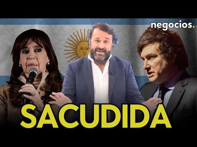 Imagen capturada del vídeo oficial de Negocios TV con enfoque en la campaña electoral argentina y los principales protagonistas políticos<br>                        <br>                        <br>                        <br>                      