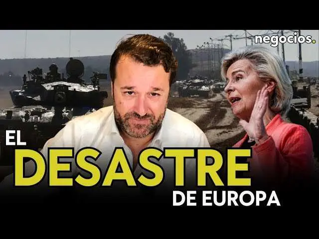 Portada del vídeo que ilustra las tensiones de Europa en defensa y recursos estratégicos, con una imagen de alta resolución en tonos oscuros sobre el continente europeo.<br>                        <br>                        <br>                        <br>                      