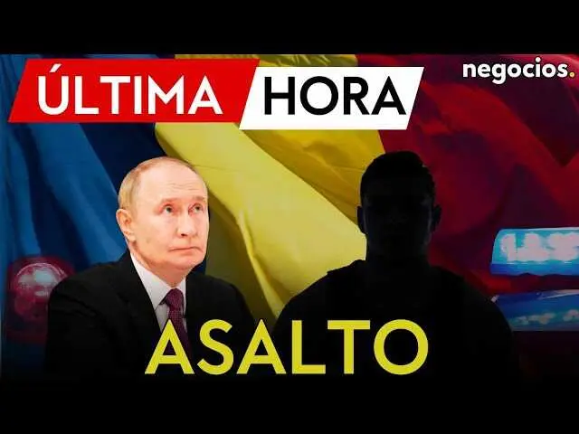 Guardia de seguridad frente a la embajada rusa en Bucarest, donde un intento de embestida con coche fue frustrado.<br>                        <br>                        <br>                        <br>                      