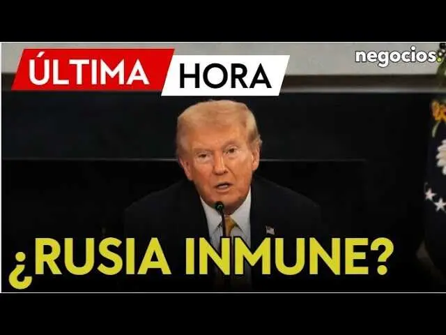 Imagen del video donde Donald Trump responde a Vladimir Putin sobre las sanciones económicas impuestas a Rusia.<br>                        <br>                        <br>                        <br>                      