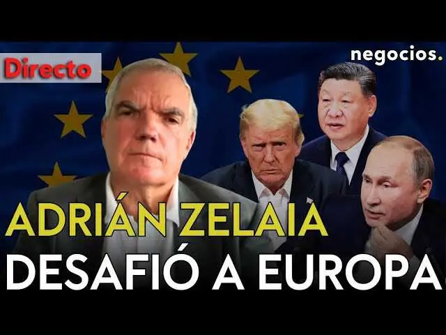 Fotografía que muestra a Vladimir Putin durante una reciente intervención pública, con fondo europeo desenfocado. Imagen representativa de la tensión geopolítica actual.<br>                        <br>                        <br>                        <br>                      