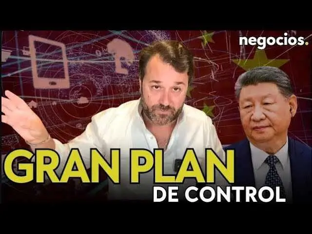 Pantallazo del vídeo de Negocios TV que muestra el análisis sobre la censura digital y control estatal en China<br>                        <br>                        <br>                        <br>                      