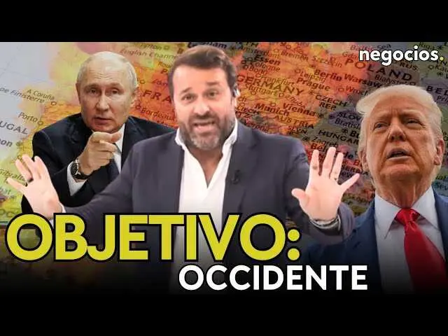 Fotografía del misil Burevestnik en la imagen promocional del canal Negocios TV que ilustra el avance tecnológico militar ruso.<br>                        <br>                        <br>                        <br>                      