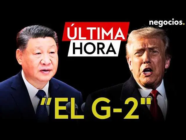 Donald Trump y Xi Jinping durante su encuentro en Bus&aacute;n, Corea del Sur, en el marco de la reuni&oacute;n del G2.<br>                        <br>                        <br>                        <br>                      