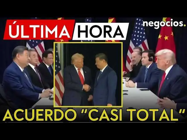 Donald Trump y Xi Jinping durante la reunión en Busán, símbolo de un acuerdo estratégico para ambas naciones.<br>                        <br>                        <br>                        <br>                      