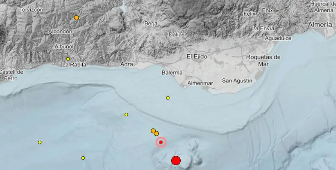 Terremoto de 4,2 en el Mar de Alborán causa alarma en Andalucía

Instituto Geográfico Nacional