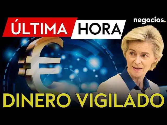 Captura de pantalla oficial del vídeo donde se anuncia la aceleración del euro digital por parte del BCE<br>                        <br>                        <br>                        <br>                      
