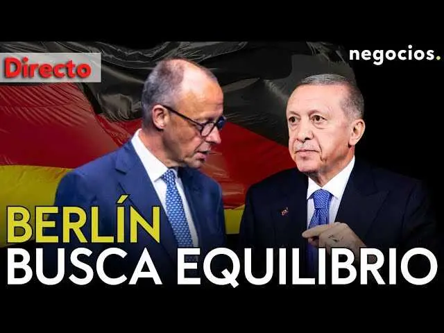 Fotografía que muestra al canciller alemán Friedrich Merz y al presidente turco Recep Tayyip Erdogan durante una reunión oficial en Ankara, enfatizando la reactivación de su relación estratégica.<br>                        <br>                        <br>                        <br>                      