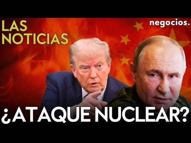 Vista cercana del misil 9M729 en una representación gráfica junto a mapas de Ucrania y rutas estratégicas internacionales.<br>                        <br>                        <br>                        <br>                      