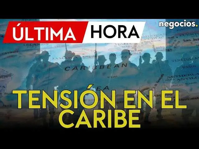 Vista aérea de una base militar en Trinidad y Tobago ilustrando la alerta máxima decretada.<br>                        <br>                        <br>                        <br>                      