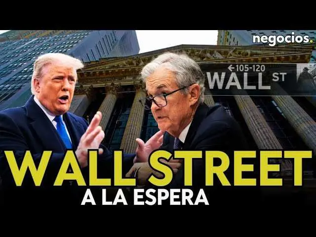 Gráfico ilustrativo de Wall Street y datos financieros con referencia a inteligencia artificial y decisión de la Reserva Federal<br>                        <br>                        <br>                        <br>                      