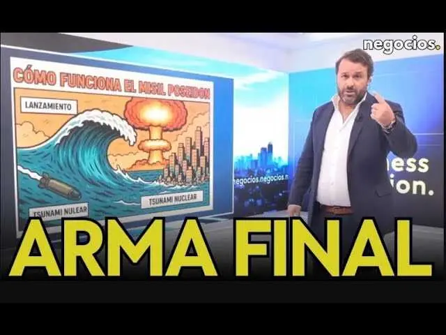 Imagen del misil Poseidón, ilustrando la amenaza nuclear submarina planteada por Rusia<br>                        <br>                        <br>                        <br>                      