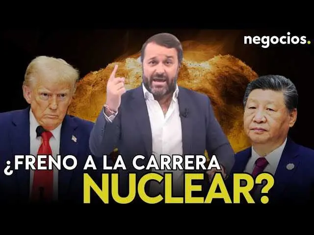 Miniatura del vídeo que muestra el logo de Negocios TV con gráficos financieros y símbolos nucleares<br>                        <br>                        <br>                        <br>                      