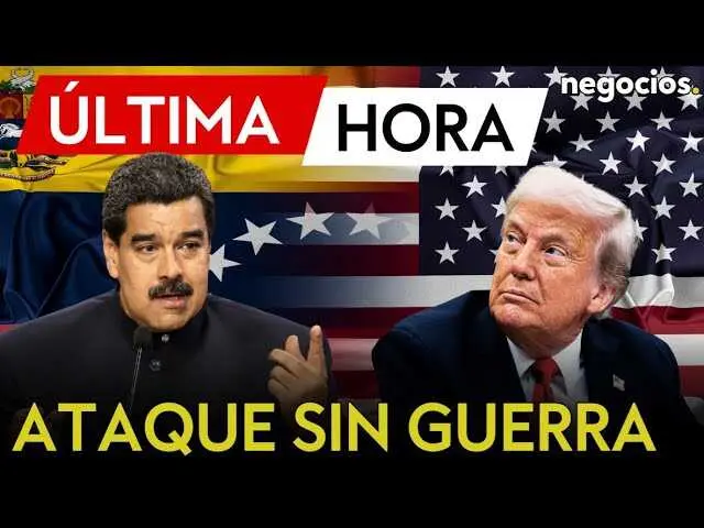 Fotograf&iacute;a de Nicol&aacute;s Maduro con fondo de bandera venezolana y emblemas militares, ilustrando la situaci&oacute;n de tensi&oacute;n con Estados Unidos.<br>                        <br>                        <br>                        <br>                      