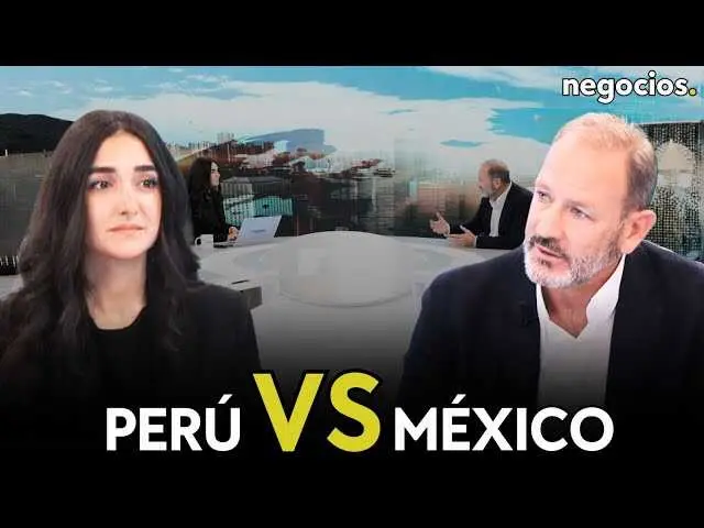 Fotografía de Betssy Chávez junto a banderas de Perú y México que refleja la tensión diplomática actual.<br>                        <br>                        <br>                        <br>                      