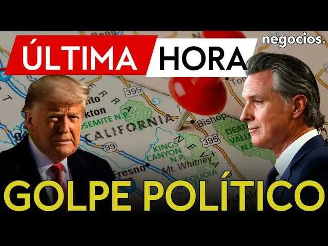 Captura del video donde se anuncia la aprobación de la Proposición 50 en California, que afecta la política estadounidense.<br>                        <br>                        <br>                        <br>                      