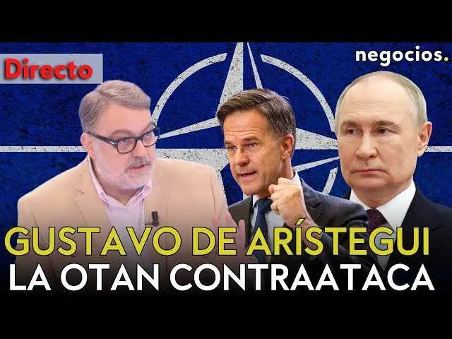 Fotografía que muestra la miniatura oficial del vídeo de la entrevista sobre la OTAN, Rusia y la inteligencia artificial en el canal Negocios TV<br>                        <br>                        <br>                        <br>                      