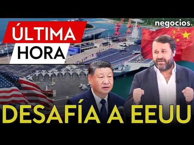 Imagen del portaaviones chino Fujian durante su presentaci&oacute;n oficial en la base naval de Sanya, en la isla de Hainan.<br>                        <br>                        <br>                        <br>                      