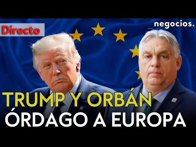 Fotografía del presidente Donald Trump junto al primer ministro Viktor Orbán durante su reunión en Washington en noviembre de 2025<br>                        <br>                        <br>                        <br>                      