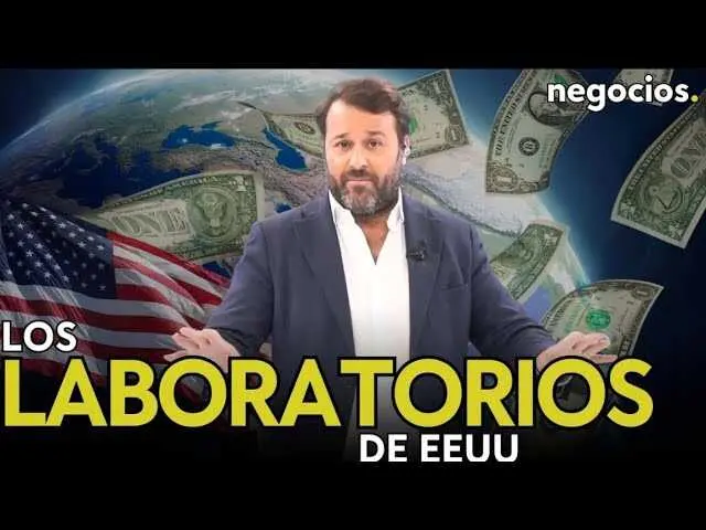 Imagen que muestra el logo de Negocios TV junto a símbolos representativos del dólar y yuan digital, ilustrando la batalla monetaria entre EEUU y China<br>                        <br>                        <br>                        <br>                      