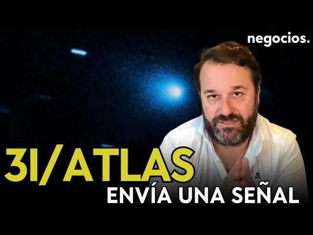 Thumbnail del vídeo donde se aborda la señal enviada por el objeto interestelar 3I/ATLAS hacia la Tierra.<br>                        <br>                        <br>                        <br>                      