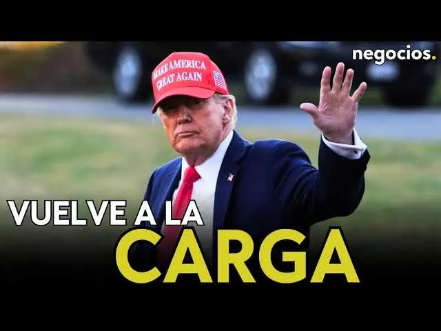 Retrato de Donald Trump en un mitin, simbolizando el resurgimiento del movimiento MAGA tras los recientes indultos.<br>                        <br>                        <br>                        <br>                      