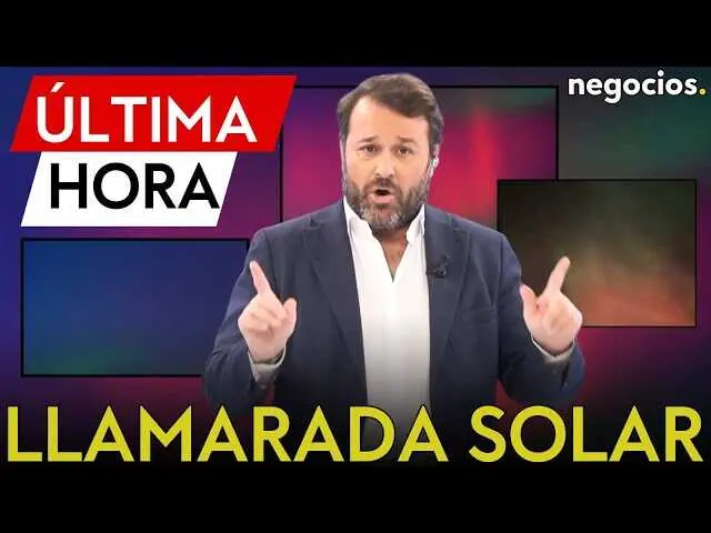 Auroras boreales en un cielo nocturno teñido de verdes y púrpuras visible en Estados Unidos durante una tormenta geomagnética<br>                        <br>                        <br>                        <br>                      